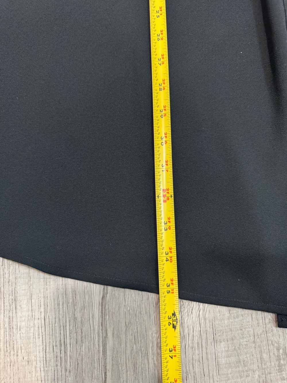 J. Jill Women's Long Sleeveuse Top Tunic Size 2X Black Button Front Polyester - Picture 5 of 13